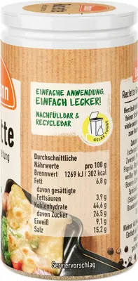 Obrázek produktu pro Ostmann 3436945008 Ostmann Raclette Gewürzmischung, 45,0 g