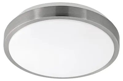 Immagine prodotto di Plafoniera Classico Competa 1 Acciaio Bianco Luce Led Integrato 15,6W