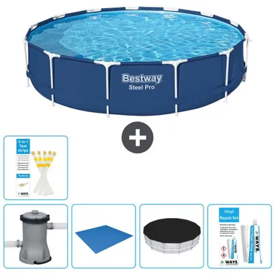 Produktbild von Bestway Steel Pro Rund - 396x84 cm - 6-teilig S22754