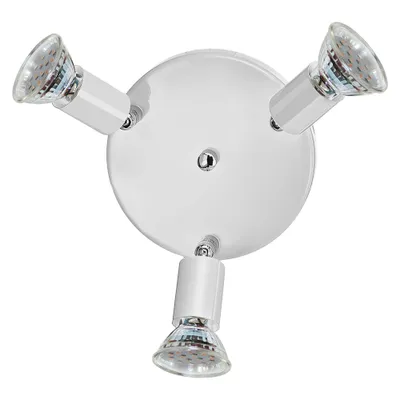 Produktbild von EGLO MINI Spot, Schienenlichtschranke, GU10, 3 Glühbirne(n), LED, 3000 K, Silber