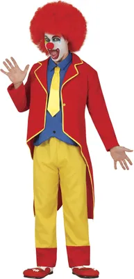 Produktbild von klassisches Clown Kostüm für Herren, Größe:L