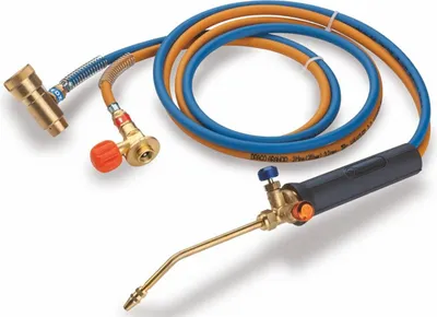 Immagine prodotto di Torcia Bi-Gas Ossigeno Propano Tubo 1,5 m Attacco M10 Saldatura a salire KEMPER