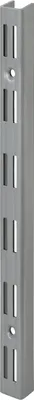Produktbild von TrendLine Wandschiene 2-reihig grau 100 x 2,5 cm