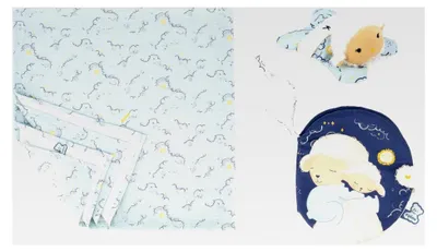 Produktbild von Doux Sommeil - Baby-Schlafset - Bilderbuch + Mini-Plüschschaf + Maxi-Pucktuch, 1 m - Ab Geburt