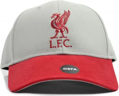 Obrázok produktu pre Liverpool FC Uni dospelá dvojfarebná baseballová čiapka BS2101 (jedna veľkosť) (sivá/červená)