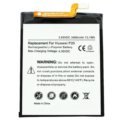 Produktbild von Akku passend für den Huawei P20 Akku Li-Polymer 3,85 Volt mit 3400mAh