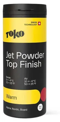Productafbeelding van Toko Jet Top Finish Warm, 30 gram, transparante poederwax. Transparant, one size