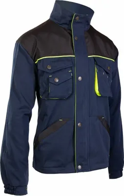 Produktbild von Brixton Practical JACKE Dunkelblau Arbeitsjacke Schutzjacke Schutzbluse Größe: S