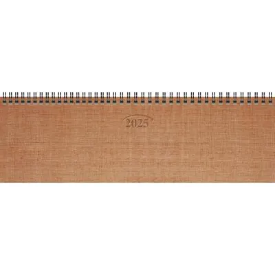 Produktbild von 2025 Brunnen Querterminbuch 33x10cm kupfer1S/1W