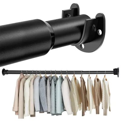 Kleiderstange 43-103 cm, verstellbar, Metall, schwarz