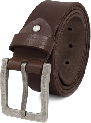 Produktbild von ROYALZ 'Oakland' Antik Vintage Ledergürtel Herren Büffel-Leder aus robusten 4mm Voll-Leder Dornenschließe