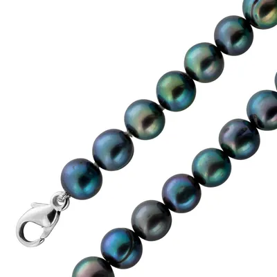 Produktbild von Perlenkette 44cm Süßwasserperlen 8.3-7.7mm Weissgold 585 14K  44