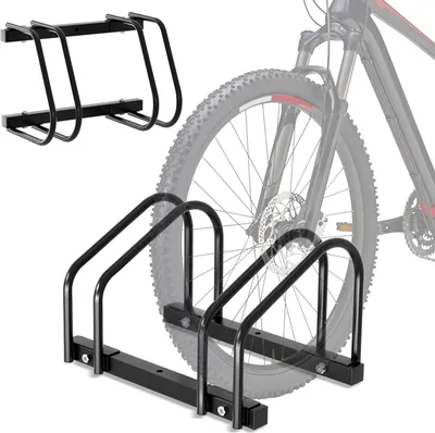 Obrázek produktu pro Stojan na kola TolleTour pro 2 kola Černý stojan na kola Systém parkování kol v různých velikostech