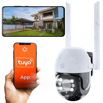 Productafbeelding van Bewakingscamera voor buiten, IP-camera, 1296P PTZ wifi, 2,4 GHz