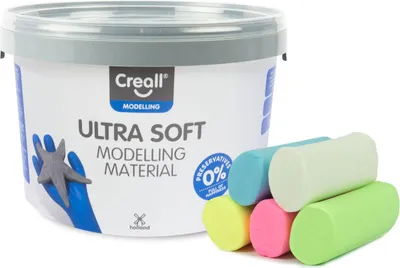 Immagine prodotto di Creall - pasta per modellare, vaso da 1,10 kg di colori assortiti