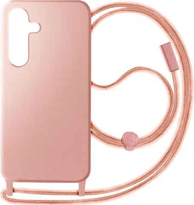 Image de Avizar, housse pour chaîne Samsung Galaxy S24 / S25, chaîne de 80 cm, rose clair