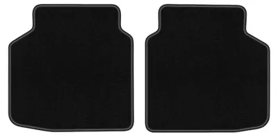 Productafbeelding van Velours achtermatten voor BMW 7 F02 2008-2015 – 2-delig, zwart, op maat – Wielganizator LUX