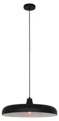 Image de Suspension - noir - Krisip - plastique métal - Ø 50cm - E27 - 2677ZW - Steinhauer