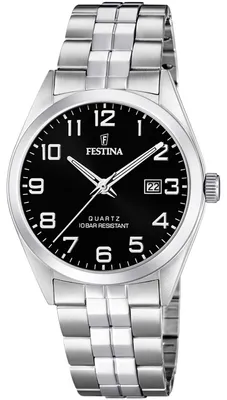 Image de Festina Montre Homme Classique F20437/4 Montre bracelet en acier inoxydable argent UF20437/4