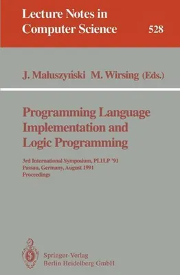 Produktbild von Programming Language Implementation and Logic Programming