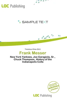 Produktbild von Frank Messer