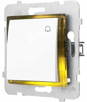 Produktbild von Ospel Aria Klingeltaster LED Weiß Ohne Rahmen