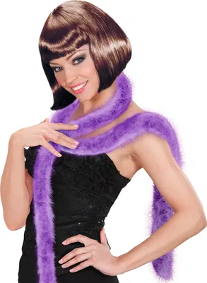 Produktbild von "DEKORATIVE MARABOU" violett - 2 m