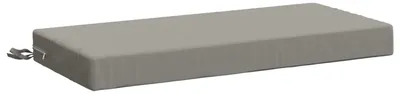 Image de Coussin de banc SOEST 100 % polyester Gris 60 x 40 x 8 cm