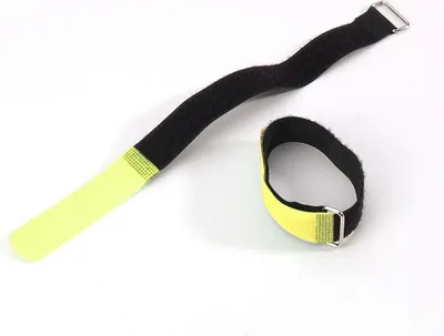 Produktbild von Adam Hall Accessories VR 4040 YEL - Klett Kabelbinder 400 x 38 mm gelb