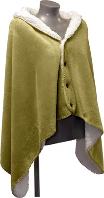 Produktbild von Unique Living - Deckenplaid Coby 75x150cm - Moosgrün