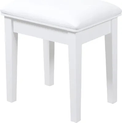 Productafbeelding van Moderne, beklede pianobank voor de make-upruimte, vierkante wastafelbank, hoog elastische make-upbank van spons, ottoman