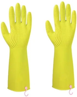 Productafbeelding van Herbruikbare Rubber Schoonmaakhandschoenen voor Huishoudelijk Gebruik