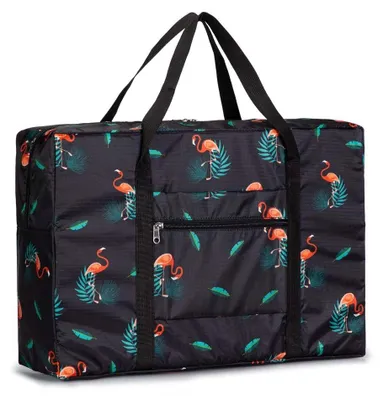 Image de Sac de voyage pliable, idéal pour les voyages légers, avec compartiment de rangement