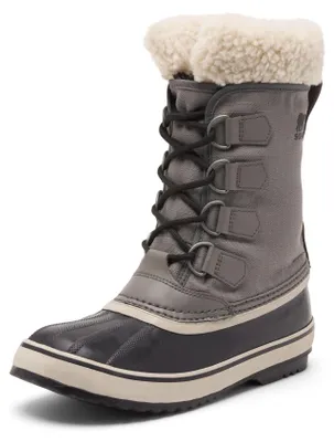 Produktbild von Sorel Damen Winter Carnival Boot WP wasserdichte Schneestiefel, Quarry, Black, 3