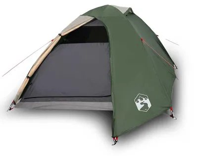 Produktbild von vidaXL Kuppel-Campingzelt 3 Personen Grün Wasserdicht