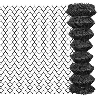 Immagine prodotto di Vidaxl -Netzzaun 25x1,25 m Stahlgrau