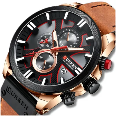 Image de Montre Homme Curren Classic Elegant Chronograph Date Watch 5 Colours