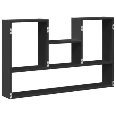 Obrázok produktu pre vidaXL Nástenná polica čierna 99x15x60 cm materiál na báze dreva