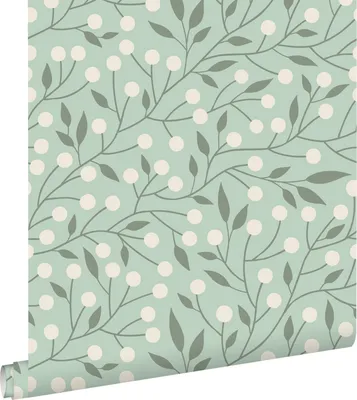 Obrázek produktu pro ESTAhome Tapeta květinový vzor mátově zelená - 139592 - 50 x 900 cm