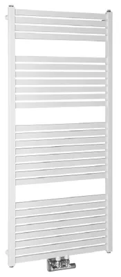 Produktbild von Aqualine Handtuchheizkörper - Heizkörper Tondi 600x1330 mm, Mittelanschluss, weiß DT480T