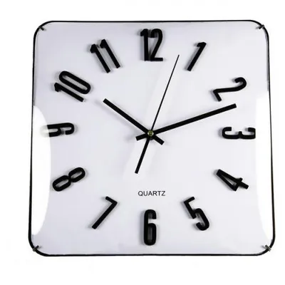 Image de Horloge murale (31 x 5,5 x 31 cm)