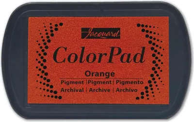 Produktbild von Jacquard Stempelkissen Colorpad Orange - Pigmenttinte für Basteln