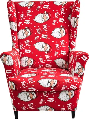 Obrázek produktu pro Potah na křeslo wingback chair 2 kusy potah na křeslo potah na křeslo potah na křeslo potah na křeslo, Father Christmas