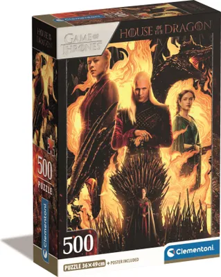 Image de Clementoni Puzzle The House of the Dragon 500 elementów - oficjalny produkt