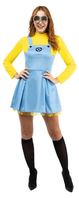 Immagine prodotto di Costume da Minion Dave per donna, ideale per feste e Halloween