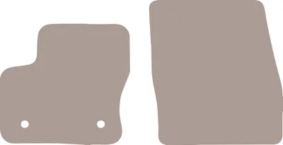 Immagine prodotto di Tappetini auto in velluto per furgone Ford Transit Connect (2013-2017) - set di tappetini LUX beige (2 pezzi)