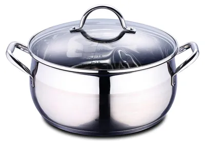 Zdjęcie produktu dla Bergner BG-6565, 8 l, Okrągły, Stal nierdzewna, Stal nierdzewna, Stal nierdzewna, Stal nierdzewna