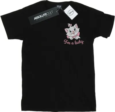 Produktbild von Disney - "Aristocats I'm A Lady" T-Shirt für Herren BI19447 (4XL) (Schwarz)