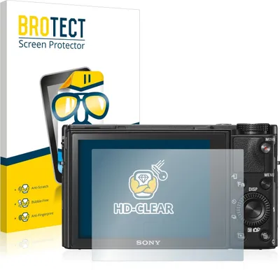 Produktbild von 2x Für Sony Cyber-Shot DSC-RX100 VI Schutzfolie BROTECT Displayschutz Display Schutz Folie Klar Transparent