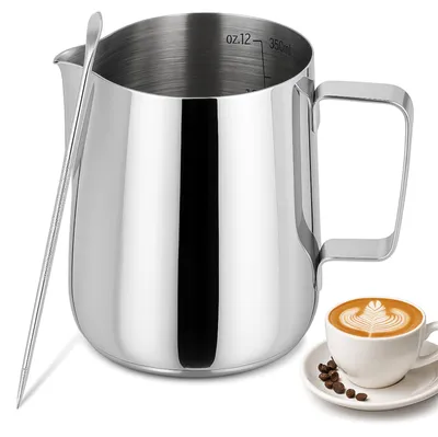 Immagine prodotto di Montalatte - Ago per latte art - 350 ml - Acciaio inossidabile